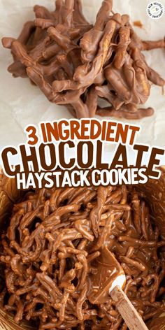 Haystack Cookies Chocolate Haystack Cookies, Chow Mein Noodle Cookies, Chocolate Haystacks, Haystacks Recipe, Haystack Cookies, Christmas Cookie Boxes, Easy Christmas Candy Recipes, Christmas Cookie Recipes Holiday, The Perfect Cookie