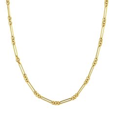 Rounded Paperclip Chain Good Necklace Gold, Cheap Gold Stainless Steel Necklace, Luxury Minimalist Gold Plated Necklace, Timeless Luxury Chain Necklace, Luxury Timeless Round Chain Necklace, Gold Minimalist Luxury Station Necklace, Luxury Everyday Satellite Chain Necklace, Luxury Gold-plated Clavicle Chain Necklace, Luxury Dainty Gold Plated Chain Necklace