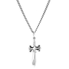 king baby small dagger pendant Silver Sterling Silver Crucifix Necklace, Nickel-free Antique Silver Cross Pendant Necklace, Nickel-free Sterling Silver Crucifix Jewelry, Viking Style Nickel-free Pendant Necklace, Nickel-free Sterling Silver Crucifix Necklace, King Baby, Lobster Clasp, Sterling Silver Jewelry, 925 Silver