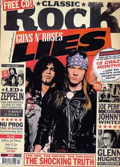 80s Bands Posters, Gunsnroses Poster, Old Music Posters, 80s Magazine Covers, Slash Poster, Music Magazine Cover, Roxette Band, 90s Poster, Led Zeppelin Iii