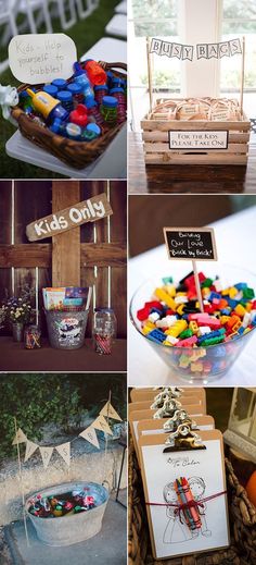 there are many different pictures that include candy and other things in the photo, including an assortment of candies