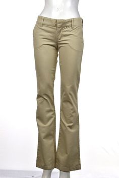 Fitted Khaki Cargo Pants, Beige Full-length Chinos For Spring, Fitted Khaki Chinos For Spring, Couture Style, Tops And Blouses, Beige Pants, Shorts Skirts, Womens Pants, Catherine Malandrino