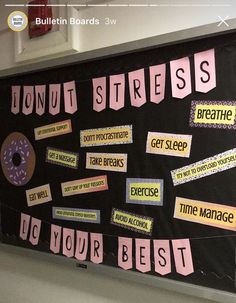 Nursing School Bulletin Board Ideas, Finals Ra Bulletin Board, Employee Bulletin Board Ideas Break Room, Ra Birthday Board, Health Class Bulletin Boards, Finals Bulletin Board Ra, Office Bulletin Board Ideas Business, Resident Assistant Ideas, Nursing Bulletin Board Ideas Hospital