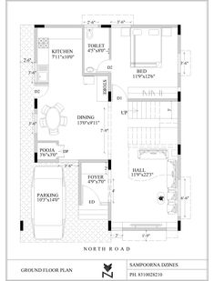 30x40 North Facing Duplex Ground Floor House Plan G+1 with one car parking G+1 House Plan, 30 X 40 Duplex House Plans, North Facing House Plan Vastu 30x40, Duplexes House Plans, Ground Floor Parking First Floor House, First Floor House Design Layout, 30 X 60 House Plans Layout North Facing, 20x60 House Plans North Facing, 40 40 North Facing House Plans