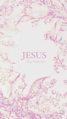 the cover of jesus's new truth life, with pink flowers and leaves on it