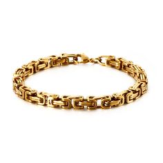 DUBAI GOLD STAINLESS STEEL BYZANTINE CHAIN BRACELETS FOR US $14.95: AN IRRESISTIBLE OFFER Yes, that's right.  Dubai Gold Stainless Steel Byzantine Chain Bracelets, one of our most popular items in the Men's Bracelets category, is on sale for only US $14.95! At this store, we want you to get the best quality and selection for the best price. So, let’s see what makes our offer on the Stainless Steel Byzantine Chain Bracelet so special! SEE MORE DETAILS Material: Metal Gender: Men Sounds tempting, Byzantine Chain, Don Draper, Birthday Fashion, Gold Diy, Chain Bracelets, Bracelet Collection, Metal Bracelets, Chain Link Bracelet, Bracelet Designs