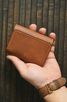 🔸 This wallet would make the perfect gift for him, anniversary gift, birthday gift, Father's Day, Christmas Gift, best man and thank you gift and many more special occasions. You can make surprise a special personalised gift to your loved one. Quality, style, comfort, and ease of use makes this a great personalized gift idea for him 🔸 My handmade money clip is made from 100% top grain GENUINE LEATHER. Strong, durable leather with beautiful quality. The leather has a vintage look and each money Hand Stitching Techniques, Personalized Mens Wallet, Wallet Craft, Engraved Wallet, Diy Plant Hanger, Custom Wallet, Stitching Techniques, Wallets For Women Leather, Clip Wallet