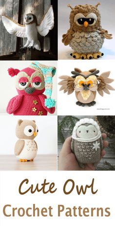 Looking for a cute owlTry one of these crochet owl patterns There are lots of different stuffed animal patterns to try. Crochet Owl Basket, Owl Crochet Pattern Free, Crocheted Cow, Owl Baby Blankets, Owl Blanket, Crochet Bird Patterns, Owl Crochet, Crochet Owls