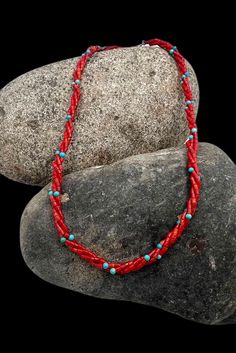 Southwestern Handmade Sterling Silver Faux Coral Turquoise Heishi Bead Necklace Orders totaling $100 and up will receive an anti-tarnish treated velvet jewelry pouch! Necklace measures approximately 18"  The thickness of the necklace measures approximately 5mm The heishi beads measure approximately 2.5mm  Total weight is approximately 15 Grams Condition: Pre-owned like new Metal: Sterling silver  Stamped 925 on clasp Comes in a gift box! This item is in used condition and will exhibit the expected surface scratches and dings to the silver from normal wear.  See our other beautiful necklaces! https://www.etsy.com/shop/OnceUponAGemJewelers/items?section_id=21444640 Or visit our store to see all our treasures! https://www.etsy.com/shop/OnceUponAGemJewelers?ref=seller-platform-mcnav Items ship Southwestern Turquoise Necklace With Large Beads, Southwestern Beaded Turquoise Necklace With Heishi Beads, Southwestern Beaded Turquoise Heishi Beads Necklace, Southwestern Heishi Beads Hand-strung Necklaces, Southwestern Style Hand-strung Heishi Beads Necklaces, Handmade Southwestern Heishi Beads, Southwestern Style Hand-strung Heishi Beads Necklace, Bohemian Red Turquoise Single Strand Necklace, Southwestern Turquoise Heishi Beads Jewelry