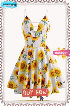 Fashion Women Summer Dress Casual Sleeveless Camis Flora Printed Mini Dress Lady Halter Waist Sunflower Sling Beach Dress Summer A-line Suspender Dress For Beach, Floral Print Sleeveless Sundress, Spring Floral Print Mini Suspender Dress, Sleeveless Sundress For Beach Season Picnic, Spring Sleeveless Suspender Dress With Straps, Summer Floral Print Mini Suspender Dress, Summer Sleeveless Printed Dress For Garden Party, Floral Print Mini Suspender Dress For Summer, Summer Sleeveless Dress With Prints For Garden Party