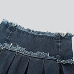 Achieve a established and proven look with our Distressed Waistband Mini Denim Skirt from the 2023 Autumn Collection. This skirt is the perfect blend of modern style and nostalgic Y2K vibes. with an intricately distressed waistband. dark wash. high-waist. and zipper closure. Your closet has been waiting for this trendsetting masterpiece!Why You'll Fall In Love Y2K Inspired: Get ready to turn heads with this skirt. a unique mix of 2k style and vogue couture. Distressed Waistband: The distressed w Grunge High Waist Denim Mini Skirt, Summer Denim Grunge Mini Skirt, Grunge High-waisted Denim Skirt For Summer, Grunge High Waist Denim Skirt For Summer, High Waist Grunge Denim Skirt For Summer, High-waisted Grunge Denim Skirt For Summer, High Waist Denim Mini Skirt For Streetwear, Trendy Dark Wash Denim Skirt, Trendy Dark Wash Denim Mini Skirt