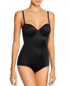 Spanx Suit Your Fancy Convertible Bodysuit Elegant Fitted Lined Body Shapewear, Elegant Shaping Bodysuit With Lined Body, Elegant Full Coverage Bodysuit With Lined Body, Elegant Shaping Bodysuit In Solid Color, Elegant Full Coverage Lined Bodysuit, Elegant Shaping Bodysuit, Elegant Shaping Solid Color Bodysuit, Elegant Sculpting Full Coverage Swimwear, Elegant Full Coverage Fitted Swimwear