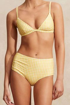 Yellow Gingham, Platform Heels Boots, Thigh High Boots Heels, Animal Print Shoes, Platform Block Heels, Yoga Set, Gingham Print, Plus Size Swimwear, Color Stripes