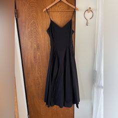 Gorgeous Black Retro Style Midi Tea Length Dress From H&M. Nwt Never Worn! Size Small. Fit And Flare Style Reminiscent Of The 50’s Or 60’s. Built In Petticoat Lining Creates A Beautiful Shape. 18” From Armpit To Armpit. Zip Closure And Adjustable Straps. Perfect For The Holidays Or Dressing Up For Nye! Easily Dress It Down With Sneakers. So Versatile! H&m Black Midi Dress For Party, H&m Black Midi Dress For Night Out, H&m Midi Length Evening Dresses, H&m Sleeveless Midi Dress For Evening, Elegant Black Midi Dress By H&m, H&m Evening Midi Dress, H&m Midi Length Dress For Night Out, Elegant Black H&m Midi Dress, H&m Midi Dress For Night Out