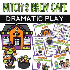 the witch's brew cafe dramatic play game