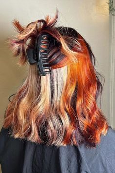 Calico Hair, Cheveux Oranges, Pretty Hair Color, Hair Color And Cut, Dye My Hair, Hair Dye Colors, Hair Inspiration Color, Hair Inspo Color, Ginger Hair