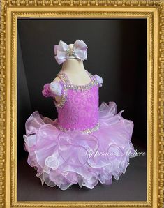 With her dazzling smile and sparkling personality, your little princess is a natural star. You can make her shine even more brightly with one of our holidays pageant, princess and flower girl dresses. This beautiful princess sparkle lavender dress, featured 5 layers of soft organza, zipper back with a beautiful organza and crystal bow And is lined for extra comfort perfect for amusement parks. Princess pageant birthday theme, from My princes @ atelier she'll steal those judges' hearts when she s Elegant Purple Ball Gown For Pageants, Princess Style Pageant Dress For Quinceanera, Purple Princess Fitted Ball Gown, Purple Fitted Princess Ball Gown, Pink Fitted Pageant Dress For Quinceanera, Purple Fitted Dress For Sweet 16, Princess Style Festive Pageant Dress, Purple Ruffled Ball Gown For Pageant, Purple Ruffled Ball Gown For Pageants