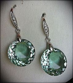 ah, aquamarine Elegant Green Gemstones For Formal Occasions, Luxury Green Oval Earrings, Exquisite Green Earrings For Formal Occasions, Elegant Green Oval Gemstones, Exquisite Green Formal Earrings, Elegant Oval Green Gemstones, Luxurious Green Sterling Silver Earrings, Luxury Green Sterling Silver Earrings, Formal Green Nickel-free Earrings