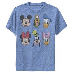 Who knew that dressing "mousey" could be so cute!? Celebrate Walt Disney's most iconic character with these officially licensed Mickey Mouse and Friends styles! All of your favorites like Mickey Mouse, Minnie Mouse, Goofy, Pluto, Donald Duck, and more are featured across this adorable Boys' Tee that is perfect for your next trip to Disneyland! Mickey Silhouette, Disney Boys, Friends Group, Sleeve Packaging, Disney Kids, Mickey Mouse And Friends, Tee Outfit, Slim Fit Shorts, Mickey And Friends