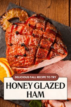 Easy Honey Glazed Ham: A Thanksgiving Favorite Best Honey Glazed Ham Recipe, Ham Glaze Recipe Easy Maple, Copycat Honey Baked Ham Slow Cooker, Orange Glaze For Ham, Precooked Ham Recipes, Ham Recipes Thanksgiving, Honey Glaze For Ham, Honey Baked Ham Glaze, Apricot Glazed Ham