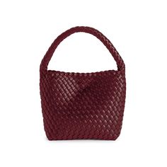 Carry your essentials in style with this Sonoma Goods For Life woven hobo bag. How do you accessorize? Check out our ACCESSORIES GUIDE for essential tips to elevate your style with must-have accessories.DETAILS Hobo silhouette 9"H x 12.5W x 4.5"D 9'' drop handle Magnetic snap closureCONSTRUCTION & CARE Exterior: polyurethane Lining: polyester Wipe clean Imported Size: One Size. Color: Maroon Rose. Gender: female. Age Group: adult. Handheld Woven Leather Hobo Bag For Shopping, Red Bucket Bag Tote With Braided Handles, Trendy Rectangular Hobo Bag With Intrecciato Weave, Rectangular Intrecciato Hobo Bag For On-the-go, Red Bucket Bag With Braided Handles For Daily Use, Red Bucket Bag With Braided Handles For Shopping, Handheld Bucket Bag With Braided Handles, Rectangular Bucket Bag With Intrecciato Weave For Errands, Red Hobo Bag With Braided Handles