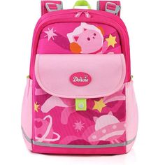 New - Nib -Kids Backpack Orthopedic European Delune Backpack Sale Pink Space Cat- Delune Girls Backpack Elementary School Waterproof Pink Backpacks For Preschool 20l Large Bookbag For Kids 6-9 With Elastic Shoulder Straps Space Cat! Made And Designed To Help Kids With Overload On Their Shoulders, Neck And Back. Orthopedic Designed To Take The Load Off Their Shoulders! Delune Backpack Can Be Used For More Than 2 Years! High-Quality Fabrics And Accessories Make The Schoolbag With Excellent Wear Re Pink Rectangular Backpack With Cat Design, Pink Cat Design Rectangular Backpack, Pink Cartoon Backpack For Daily Use, Pink Cartoon Backpack For Back To School, Cartoon Pink Backpack For Daily Use, Cartoon Style Pink Backpack For Daily Use, Pink Cartoon Backpack For School, Playful Pink Backpack With Cat Design, Pink Cartoon Backpack