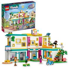 the lego friends house is in its box