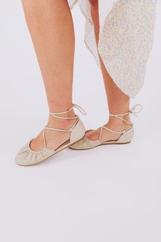 Step into style with the Laney Flat, the perfect blend of comfort and chic. These leather tie up flats will add an effortlessly cool touch to any outfit. Beige Lace-up Casual Flats, Casual Leather Lace-up Shoes With Low Heel, Casual Beige Lace-up Flats, Beige Round Toe Flats For Spring, Spring Workwear Lace-up Shoes With Flat Heel, Beige Leather Lace-up Flats, Chic Spring Lace-up Shoes With Low Heel, Elegant Beige Lace-up Flats, Beige Closed Toe Ballet Flats For Spring