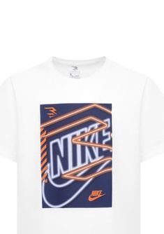 This Nike 3Brand graphic t-shirt merges sporty style with creativity. | 3Brand Boys 8-20 Short Sleeve Graphic T-Shirt, Medium Sporty Graphic T-shirt For Sports, White Graphic Print Sportswear T-shirt, Summer Sports T-shirt With Graphic Design, Sporty White Graphic Design T-shirt, Sporty White T-shirt With Graphic Design, Blue Sportswear T-shirt With Graphic Print, Sportswear Graphic Print Short Sleeve T-shirt, Blue Graphic Print Sportswear T-shirt, Sporty Style