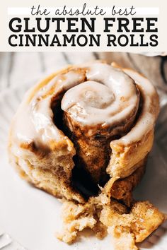 the best gluten free cinnamon rolls recipe