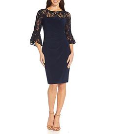 Women's Cocktail & Party Dresses | Dillard's Refined Fashion, Cocktail Wear, Draped Dress, Adrianna Papell, Dillard's, Women Lace, Mother Of The Bride Dresses, Lace Tops, Nordstrom Dresses