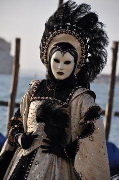 Venetian Costumes Carnival Of Venice, Carnival Masquerade, Black Halloween Dress