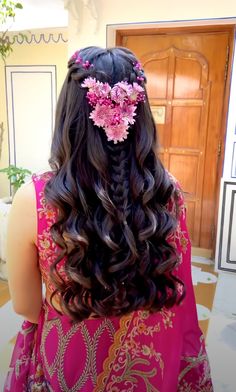 South Indian Wedding Hairstyles, Extension Hair, Hairdo Wedding, Indian Bride Hairstyle