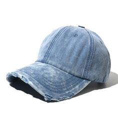 PRICES MAY VARY. 100% Cotton / Soft, Comfortable & Breathable Classic Vintage Distressed Style Pre-curved Visor. 6 Panel Structure. 6 Embroidered Eyelets Built-in Sweatband To Wick Sweat ... Distressed Dad Hat With Curved Brim, Distressed Cotton Hat In Medium Wash, Distressed Baseball Cap With Curved Bill For Spring, Faded Distressed Casual Baseball Cap, Casual Distressed Baseball Cap For Outdoor, Casual Distressed Faded Hats, Blue Distressed Cotton Baseball Cap, Vintage Baseball Cap, Denim Cap