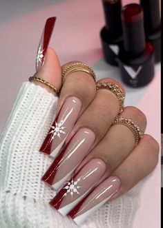 Unique Christmas Nails, Nail Decoration Ideas, Baby Blue Acrylic Nails, Christmas Nails Designs, Christmas Nails 2023, Acrylic Nails Almond Shape, Purple Nail Art, Acrylic Nails Coffin Pink