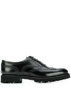 Church's Carla Oxford Brogue Shoes - Farfetch Church's Shoes, Black Church, Oxford Brogues, Leather Brogues, Nicholas Kirkwood, Brogue Shoes, Derby Shoes, Dolce & Gabbana, Shoes Black