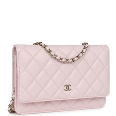 ⋆ ˚｡Pink girl 🎀౨ৎ˚₊‧ Chic Pink Wallet On Chain For Formal Occasions, Elegant Pink Wallet On Chain For Evening, Elegant Pink Evening Wallet On Chain, Elegant Pink Wallet On Chain With Strap, Pink Evening Wallet On Chain With Chain Strap, Chanel Classic Wallet On Chain, Chanel Woc, Chanel Box, Pink Chanel