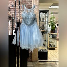 Cinderella Blue Little Rinestones Cinderella Blue, Different Dresses, Homecoming Dress, Homecoming Dresses, Homecoming, Cinderella, Color Blue, Prom Dresses, Prom