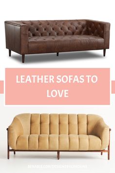 leather sofas to love for the living room