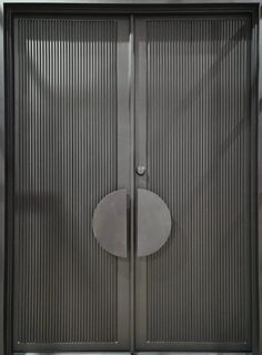 an image of a metal door that is open