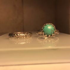 A personal favorite from my Etsy shop https://www.etsy.com/listing/281294722/handmade-turquoise-ringhandmade Silver Crown Ring, Silver Crown, Crown Ring, Beads And Wire, Natural Turquoise, Jewelry Patterns, Ring Handmade, Jewelry Trends, Artisan Jewelry