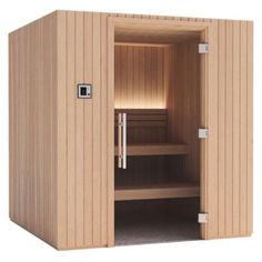 Auroom Emma Wood Cabin Sauna Kit Cabin Sauna, Wood Cladding Exterior, Home Sauna, Sauna Kit, Modular Cabins, Door Options, Wood Cabin, Diy Cabin, Indoor Sauna