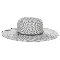 Soft tweed braid sun hat for maximum sun protection. Multicolor straw braid creates a unique look. Dark grey hat is a combination of black, grey and beige color straw. Light grey hat is made of grey, beige and white straw. Classic sun hat with slightly floppy brim, 4" wide. Dome crown. Leatherette band and chin strap with wood bead. Ribbon inner band with drawstring. Packable, crushable. UPF 50+ UV blocking sun hat. One size, best fit medium/large, 58 cm, 22.8". 75% paper, 25% polyester blend. B Chic Brimmed Braided Sun Hat, Chic Braided Brimmed Sun Hat, Elegant Wide Brim Straw Hat For Outdoor, Elegant Braided Brimmed Sun Hat, Elegant Braided Hat For The Beach, Elegant Braided Hat For Beach, Gray Curved Brim Sun Hat For Travel, Elegant Braided Sun Hat For The Beach, Elegant Braided Sun Hat For Beach