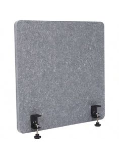 a gray board with two black handles on it