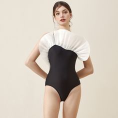 DETAILS One piece swimsuit and skirt Pads Quick drying with sheen Cold gentle machine wash Elastane/Spandex Ruffle Product ID: YS221118001 Vienna, One Piece Swimsuit, The Selection, Spandex, Yarn, One Piece, Skirt