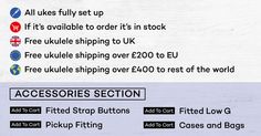 an advertisement for the uk's first free shipping section, with instructions on how to use it