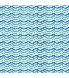 a blue and green wave pattern