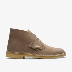 Mens Desert Boot Taupe Distressed Shoes Desert Boots Clarks, Desert Boots Women, Clarks Originals Desert Boot, Clarks Desert Boot, Ankle Boots Dress, Desert Boot, Casual Dress Shoes, Shoes And Boots, Comfortable Boots