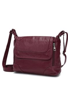 Handbags Type: Messenger Bags Shape: FLAP Hardness: SOFT Pattern Type: Solid Interior: Cell Phone Pocket Interior: Interior Zipper Pocket Interior: Interior Compartment Decoration: none Exterior: Open Pocket Occasion: Versatile Closure Type: zipper Gender: WOMEN Casual Burgundy Leather Bag, Burgundy Crossbody Bag With Large Capacity, Burgundy Soft Leather Crossbody Shoulder Bag, Burgundy Crossbody Shoulder Bag With Zipper, Burgundy Rectangular Shoulder Bag With Zipper Closure, Burgundy Shoulder Bag With Silver-tone Hardware For Everyday, Designer Crossbody Bag, Burgundy Crossbody Bag With Zipper Closure, Purple Shoulder Bag With Zipper Pocket