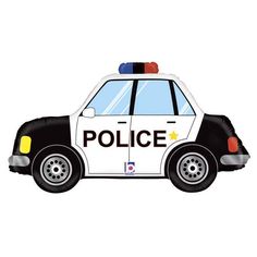 a police car is shown with the word police on it